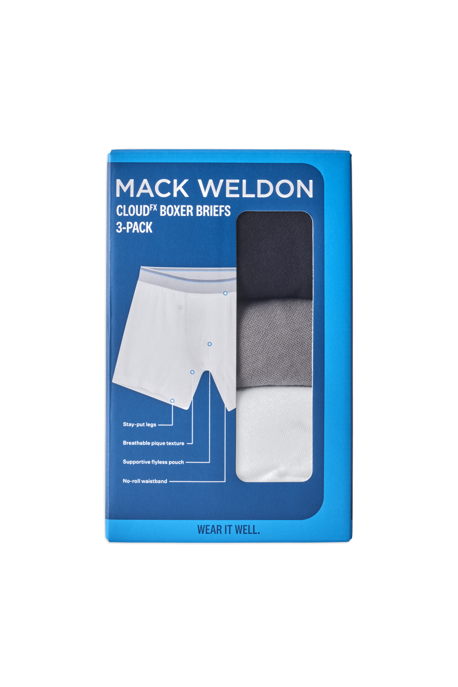 Mack Weldon CLOUDfx packaging